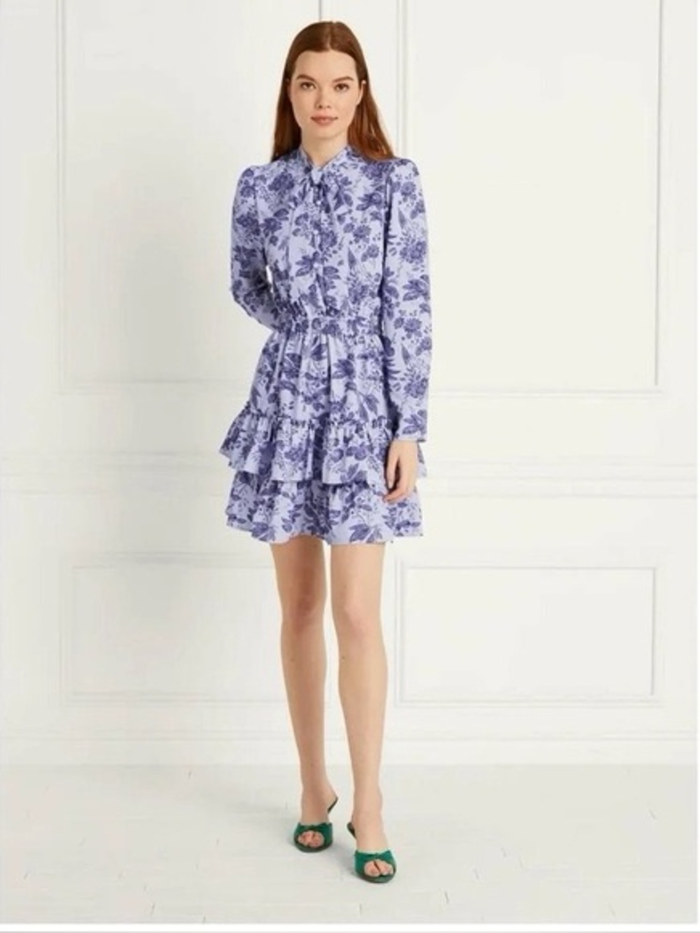 Hill House Home Talia Dress Lilac Tonal Crepe
